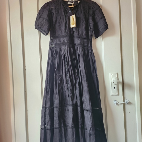 Doen Violet Black Midi Dress - Picture 7 of 13